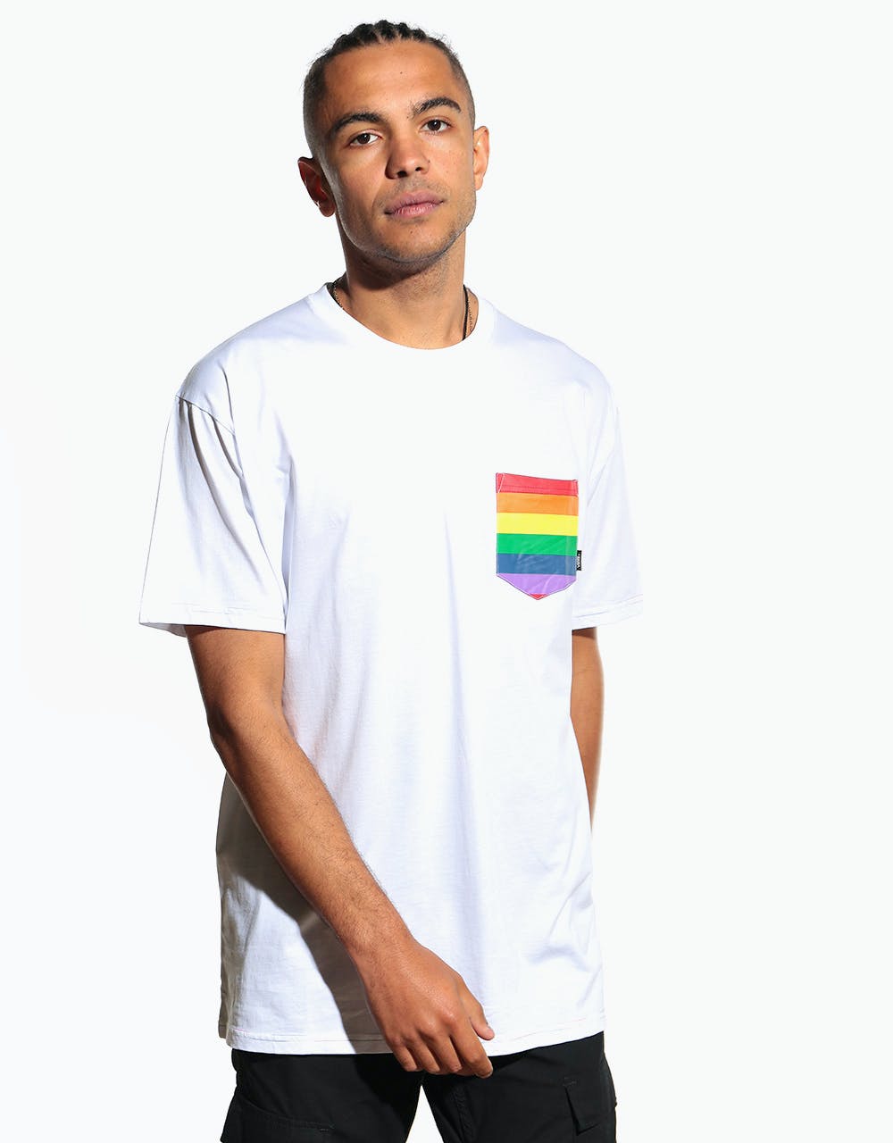 Vans Pride Pocket T-Shirt - White