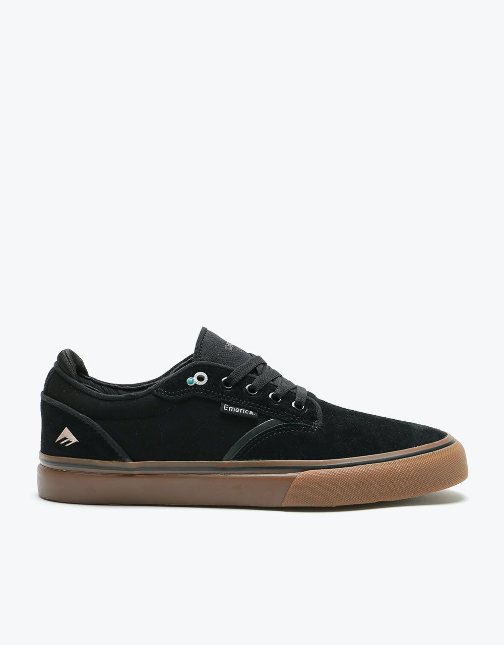 Emerica Dickson Skate Shoes - Black/Gum
