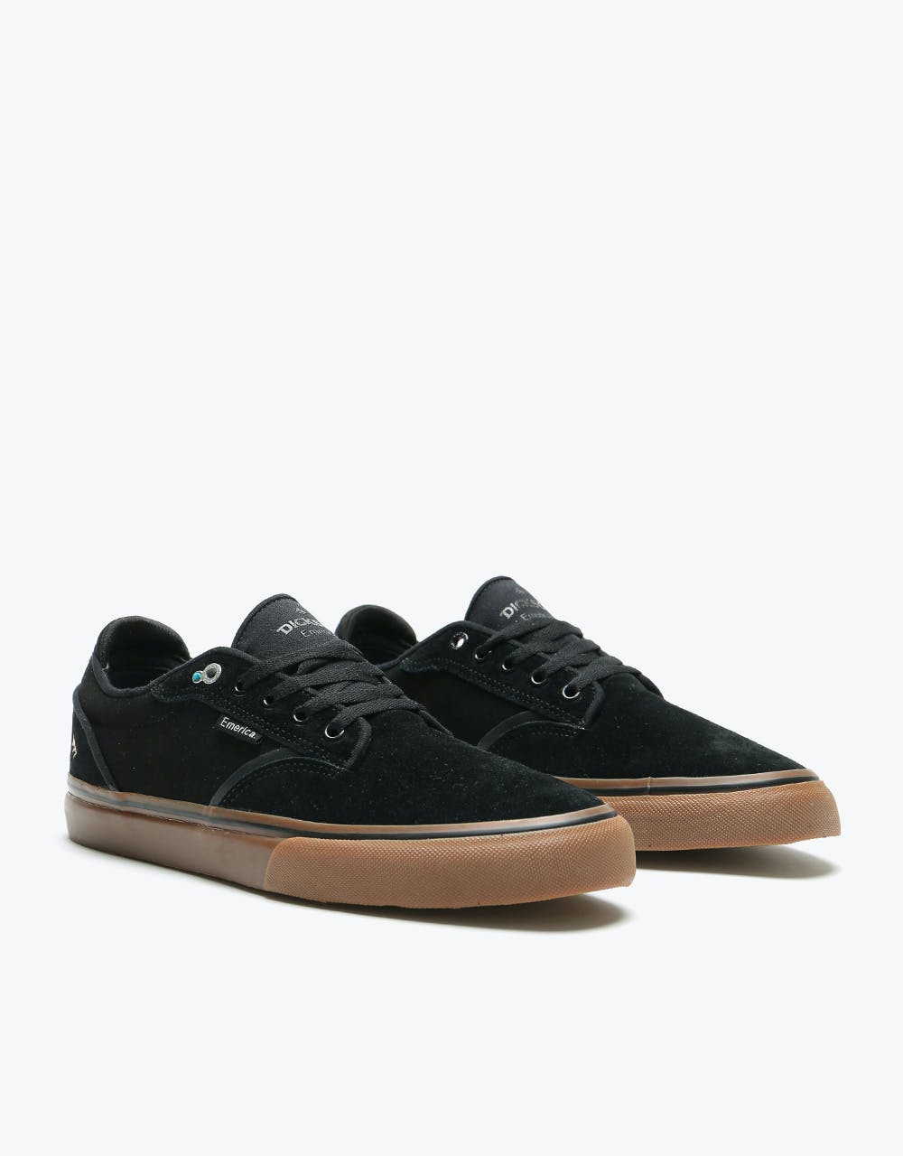 Emerica Dickson Skate Shoes - Black/Gum
