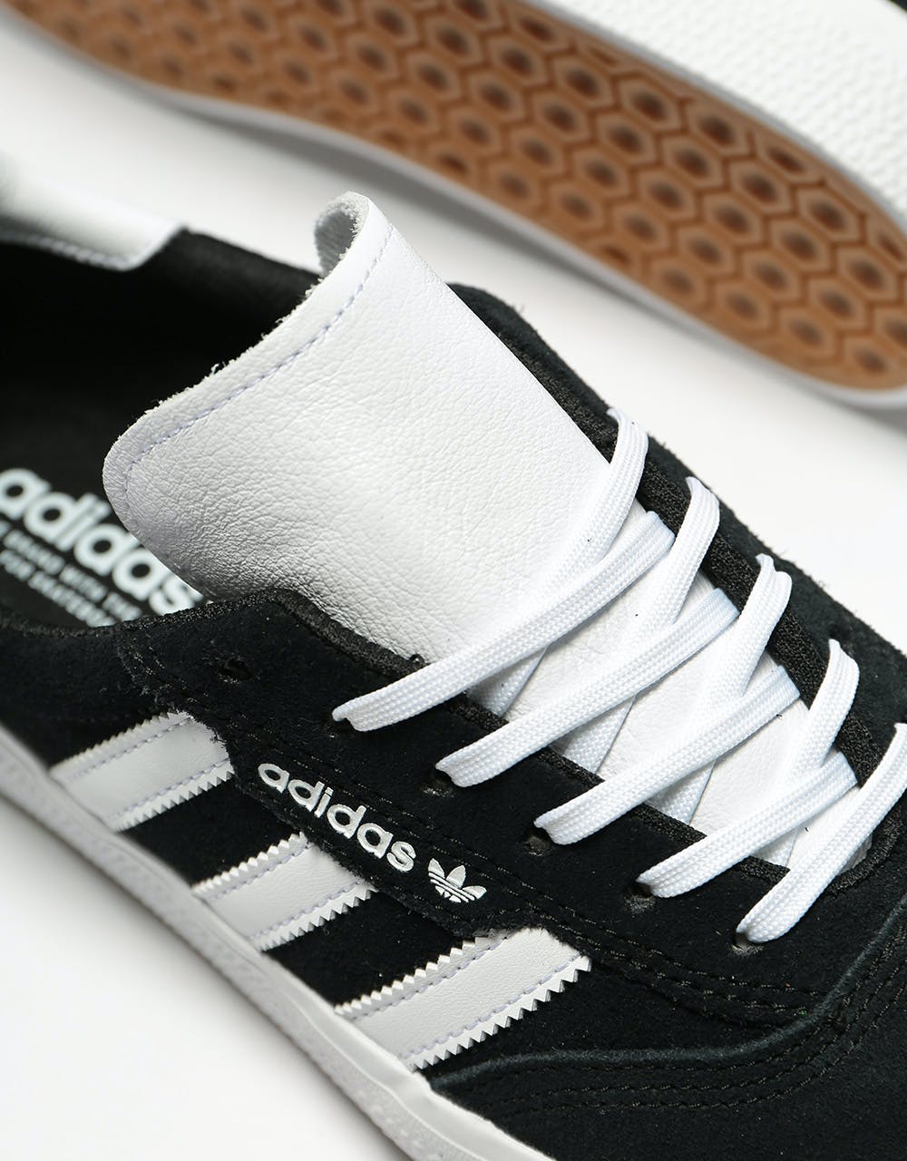 Adidas 3MC Skate Shoes - Core Black/White/Gum