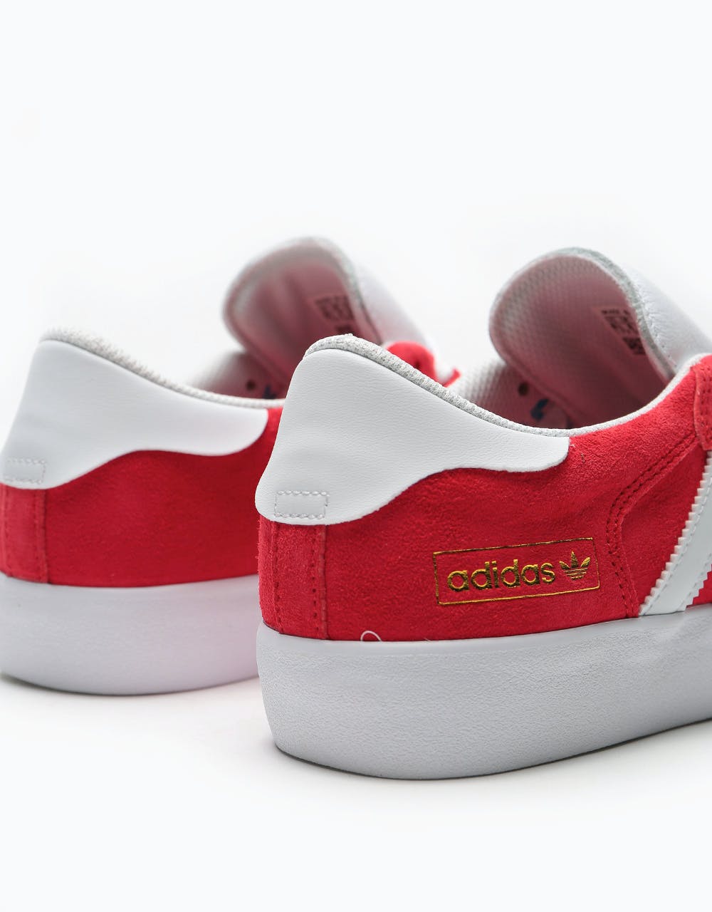 Adidas Matchbreak Super Skate Shoes - Scarlet/White/Gold Metallic