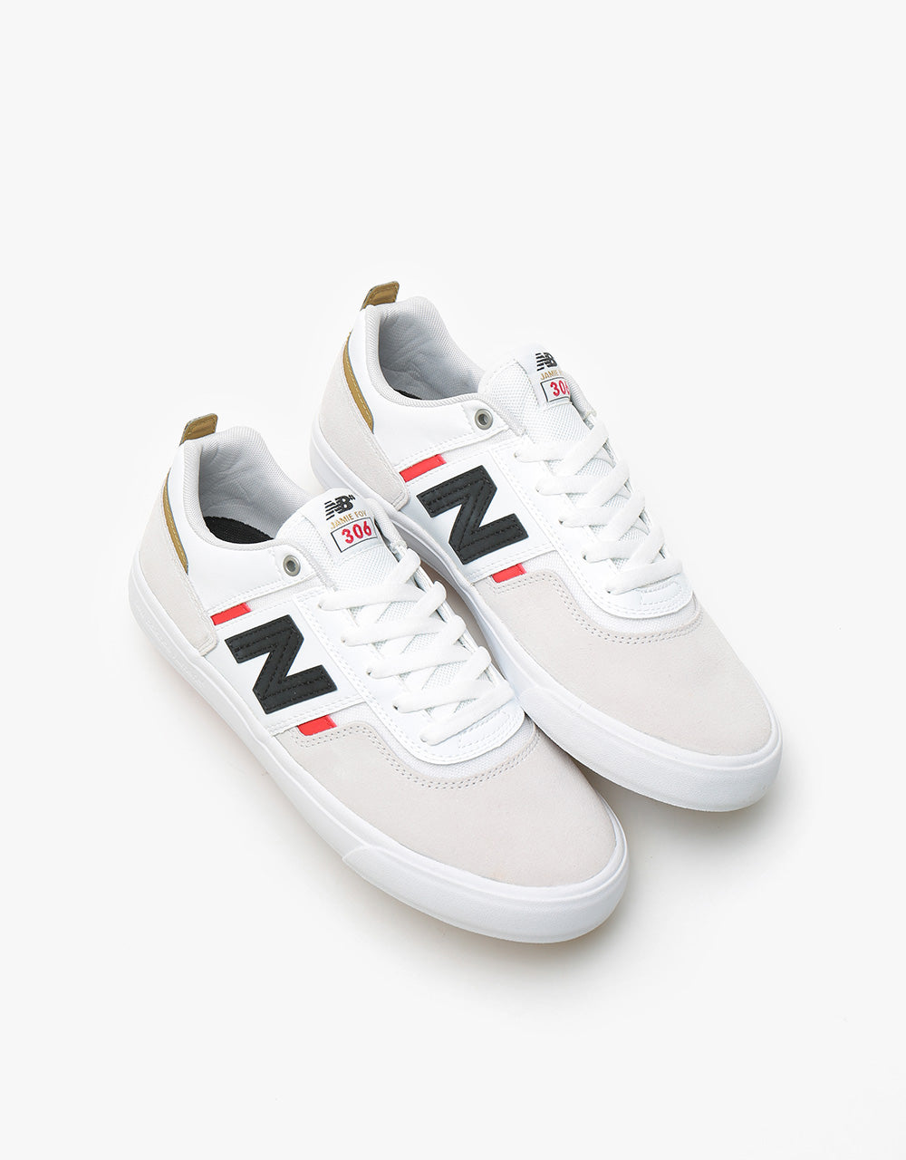 New Balance Numeric 306 Skate Shoes - White/Red