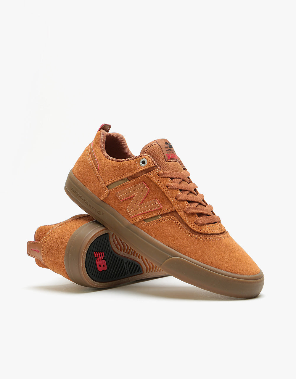 New Balance Numeric x Deathwish 306 Skate Shoes - Brown/Gum