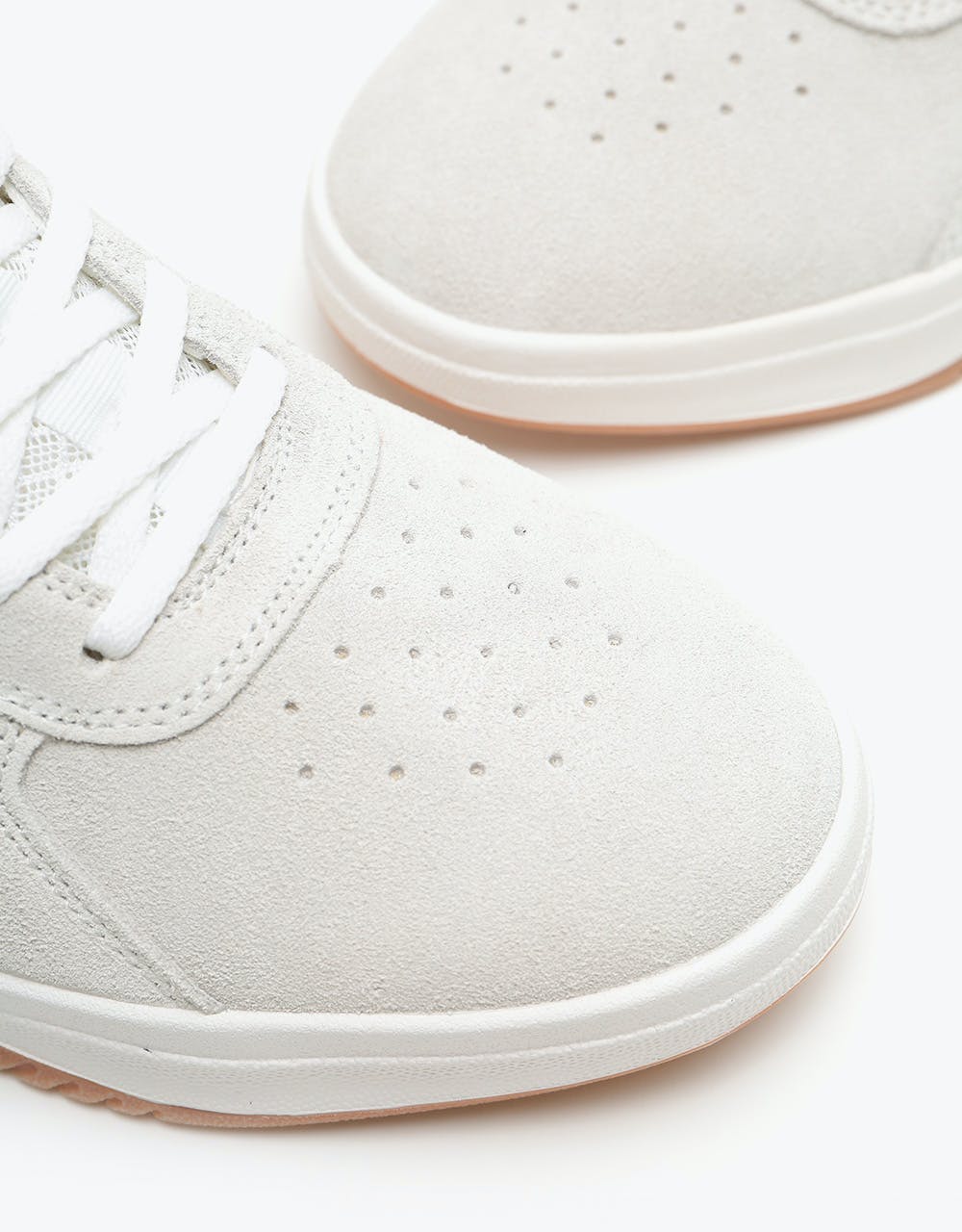 Lakai The Proto Skate Shoes - White/Gold Suede