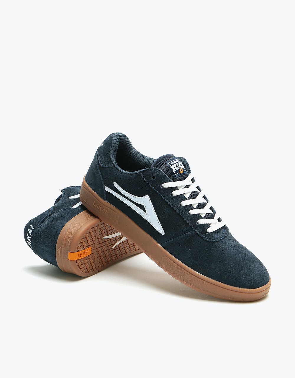Lakai Manchester XLK Skate Shoes - Navy/Gum Suede