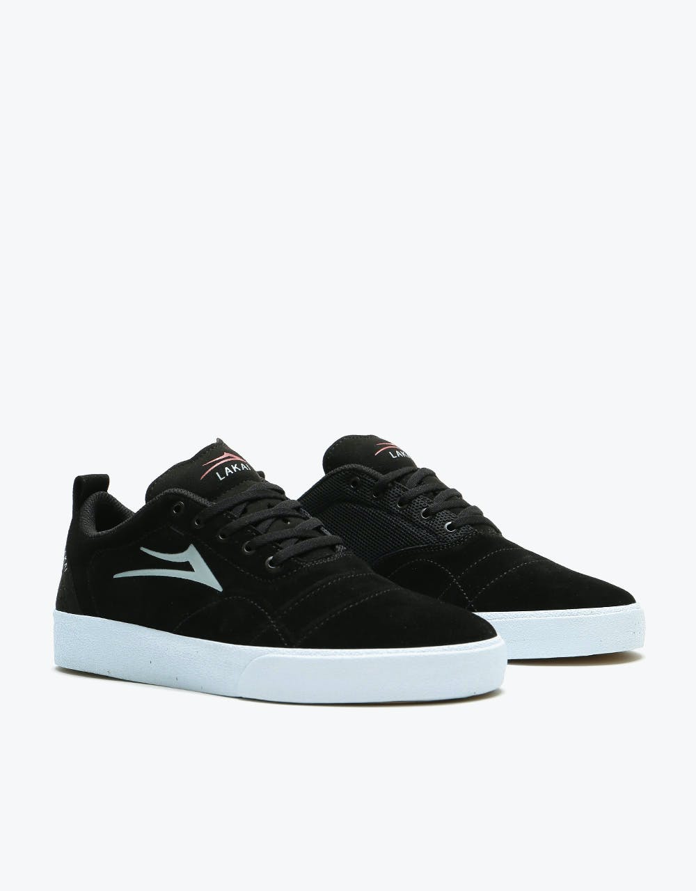 Lakai Bristol Skate Shoes - Black/Grey Suede