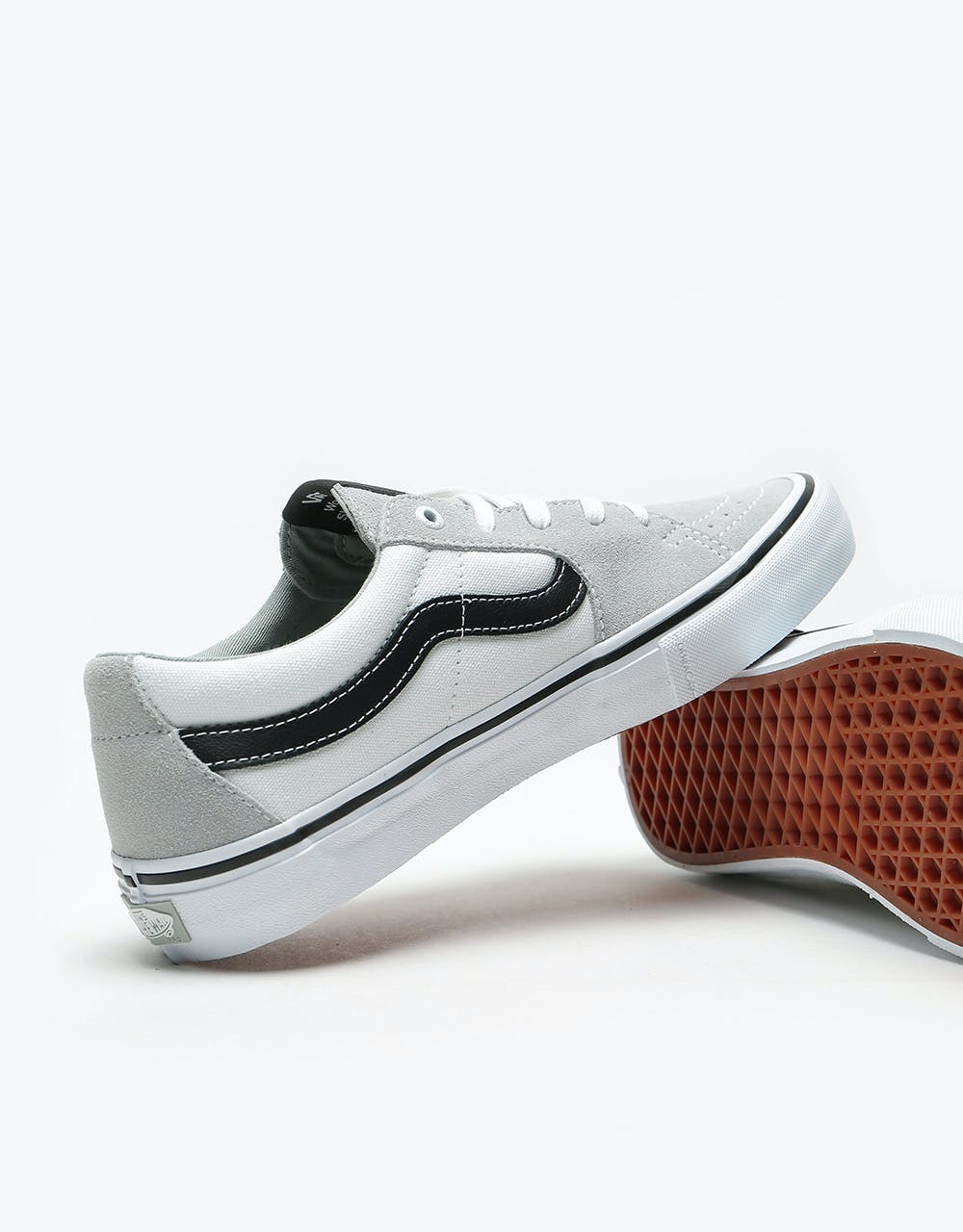 Vans Sk8-Low Pro Skate Shoes - Mirage/White
