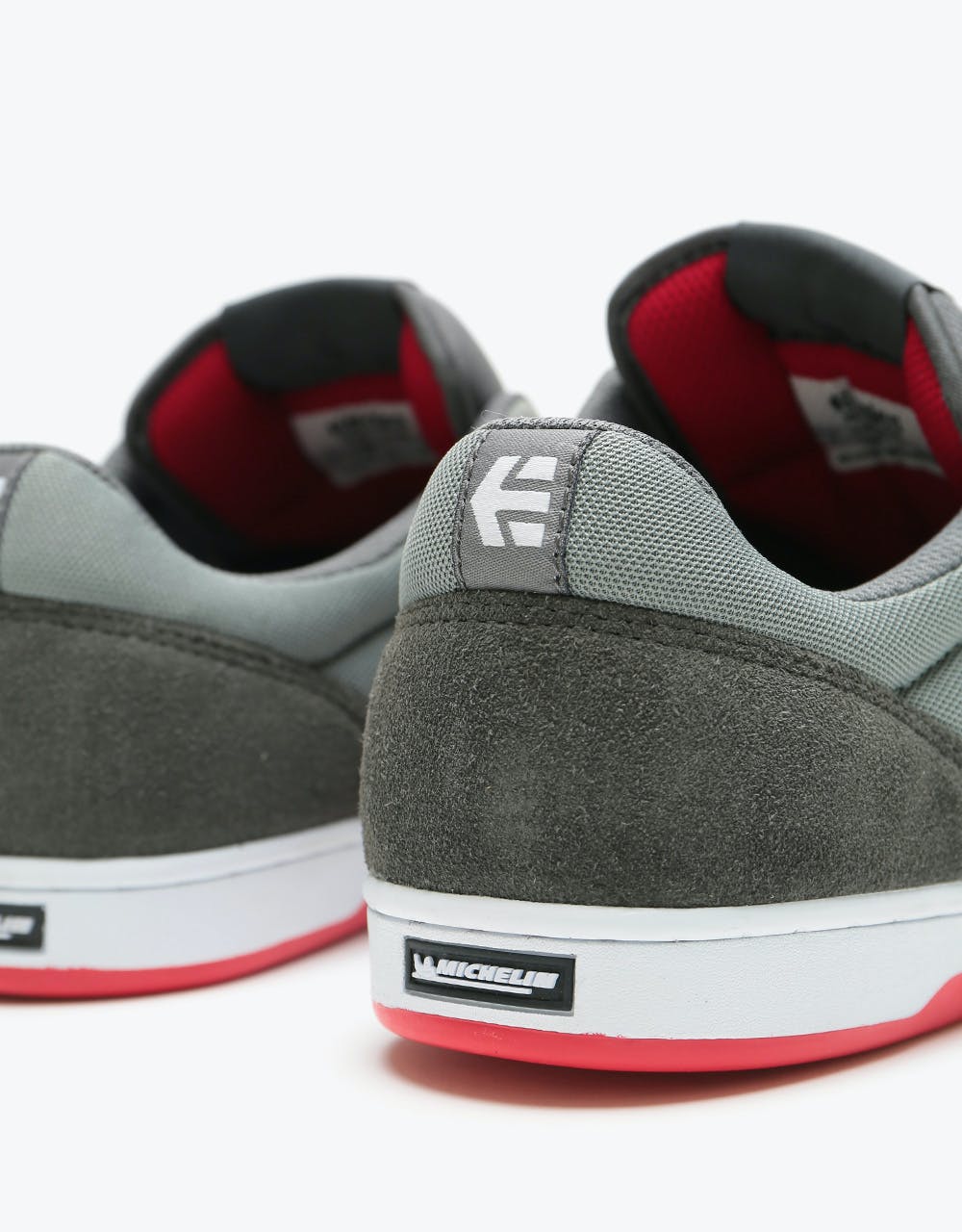 Etnies x Michelin Marana Skate Shoes - Grey/Dark Grey/Red