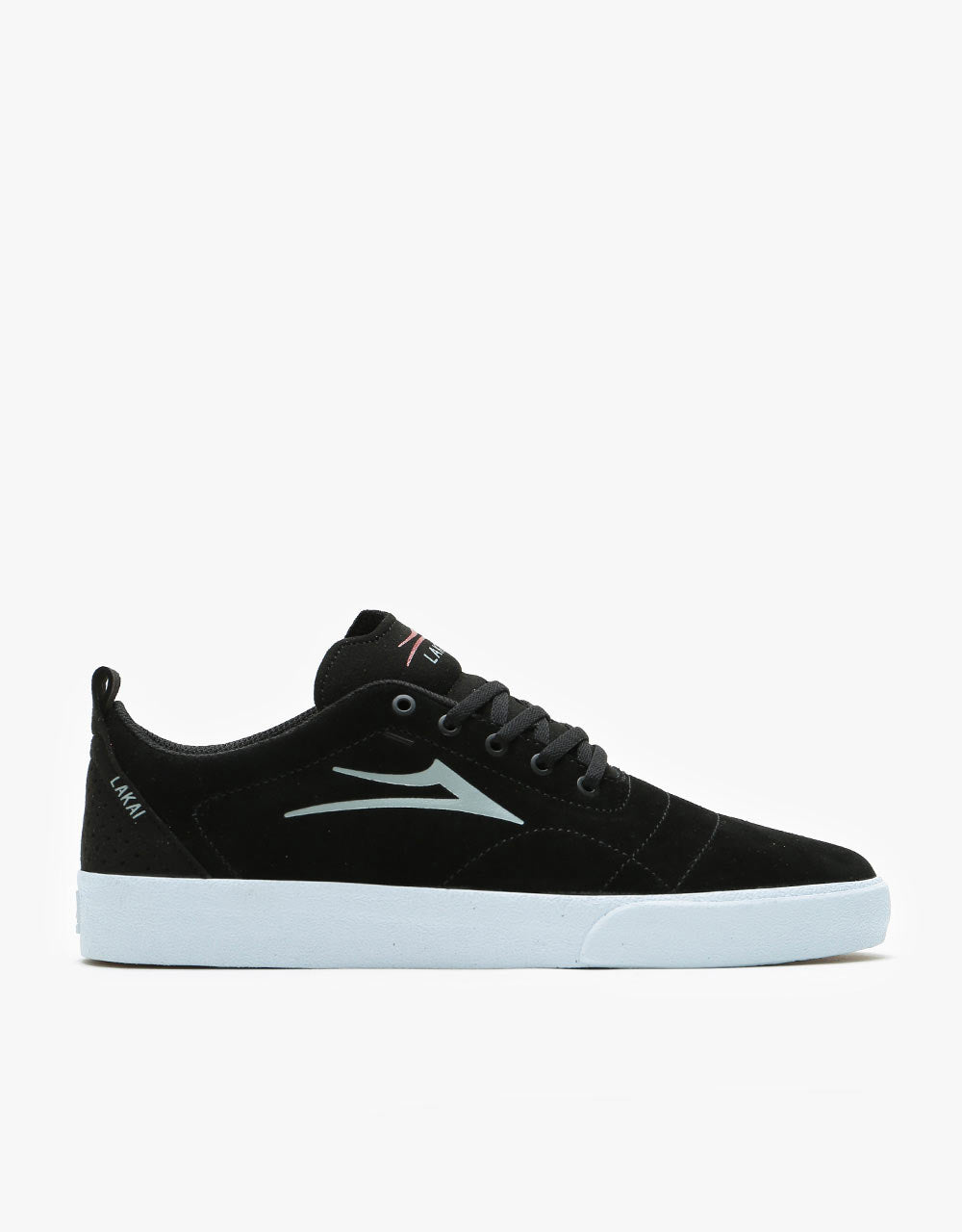 Lakai Bristol Skate Shoes - Black/Grey Suede