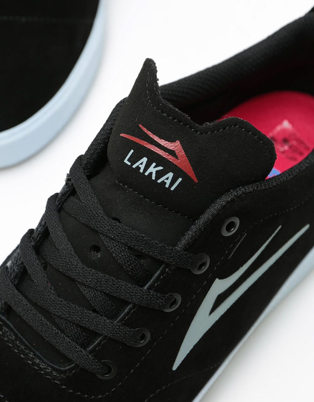 Lakai Bristol Skate Shoes - Black/Grey Suede