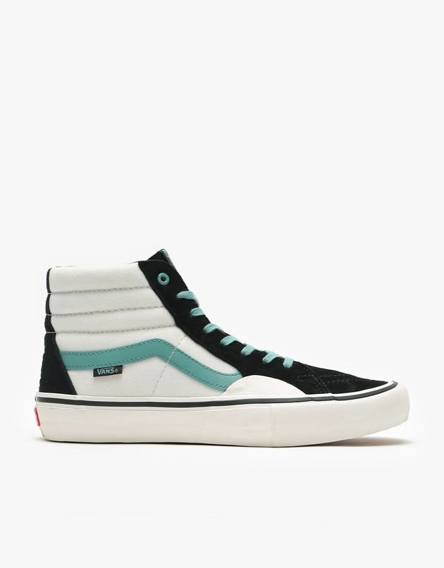 Vans Sk8-Hi Pro Skate Shoes - (Fabiana Delfino) Black/Oil Blue