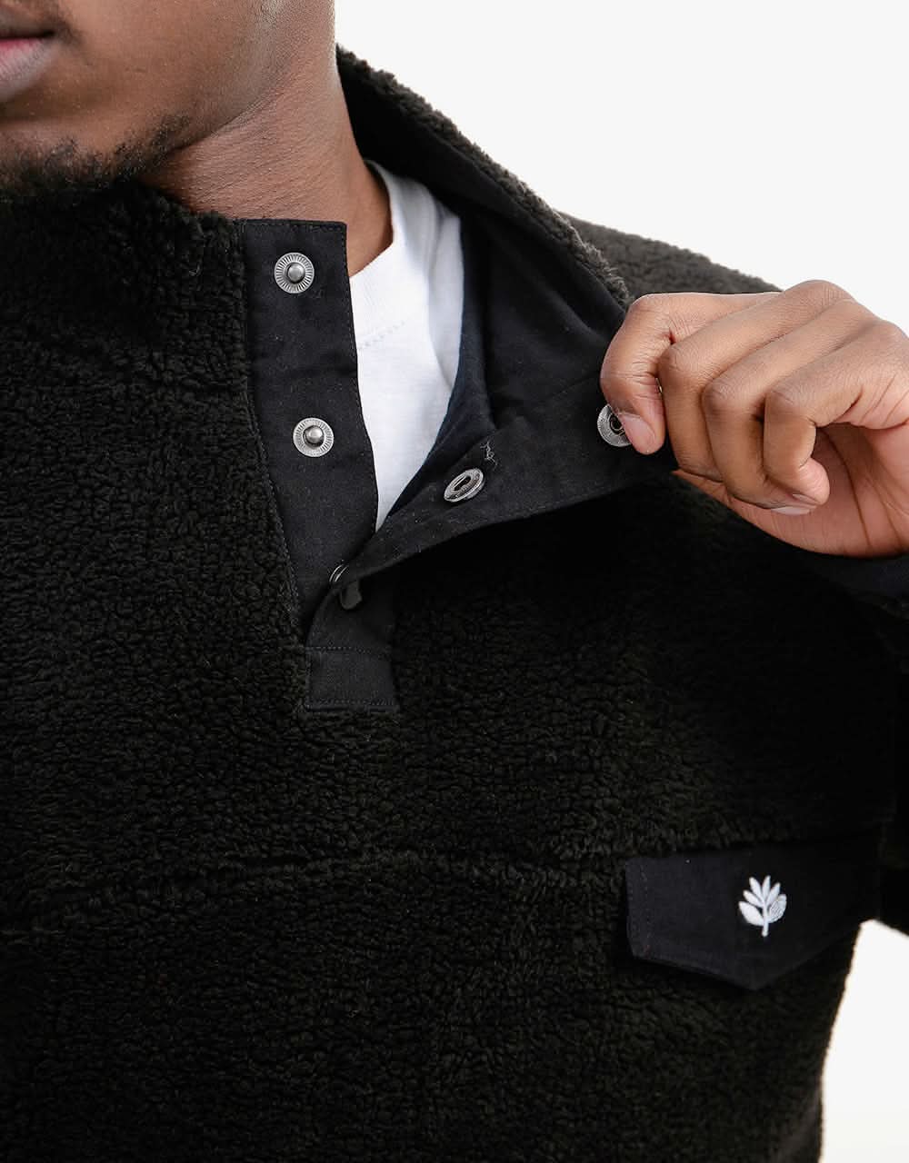Magenta MTN Crew Sweatshirt - Black