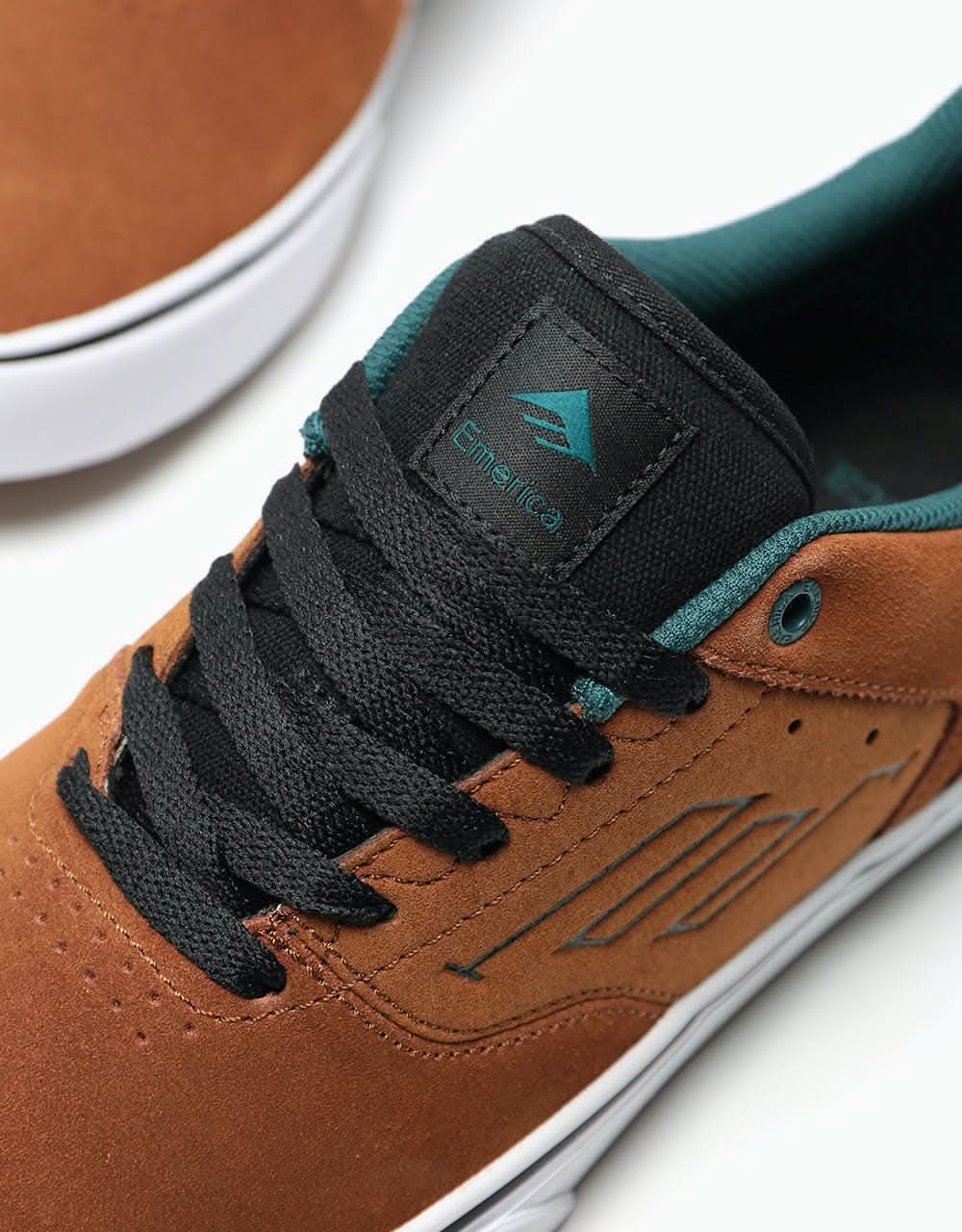 Emerica The Low Vulc Skate Shoes - Tan/Black