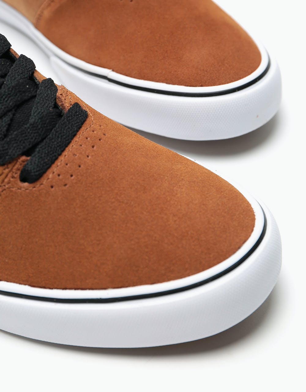 Emerica The Low Vulc Skate Shoes - Tan/Black
