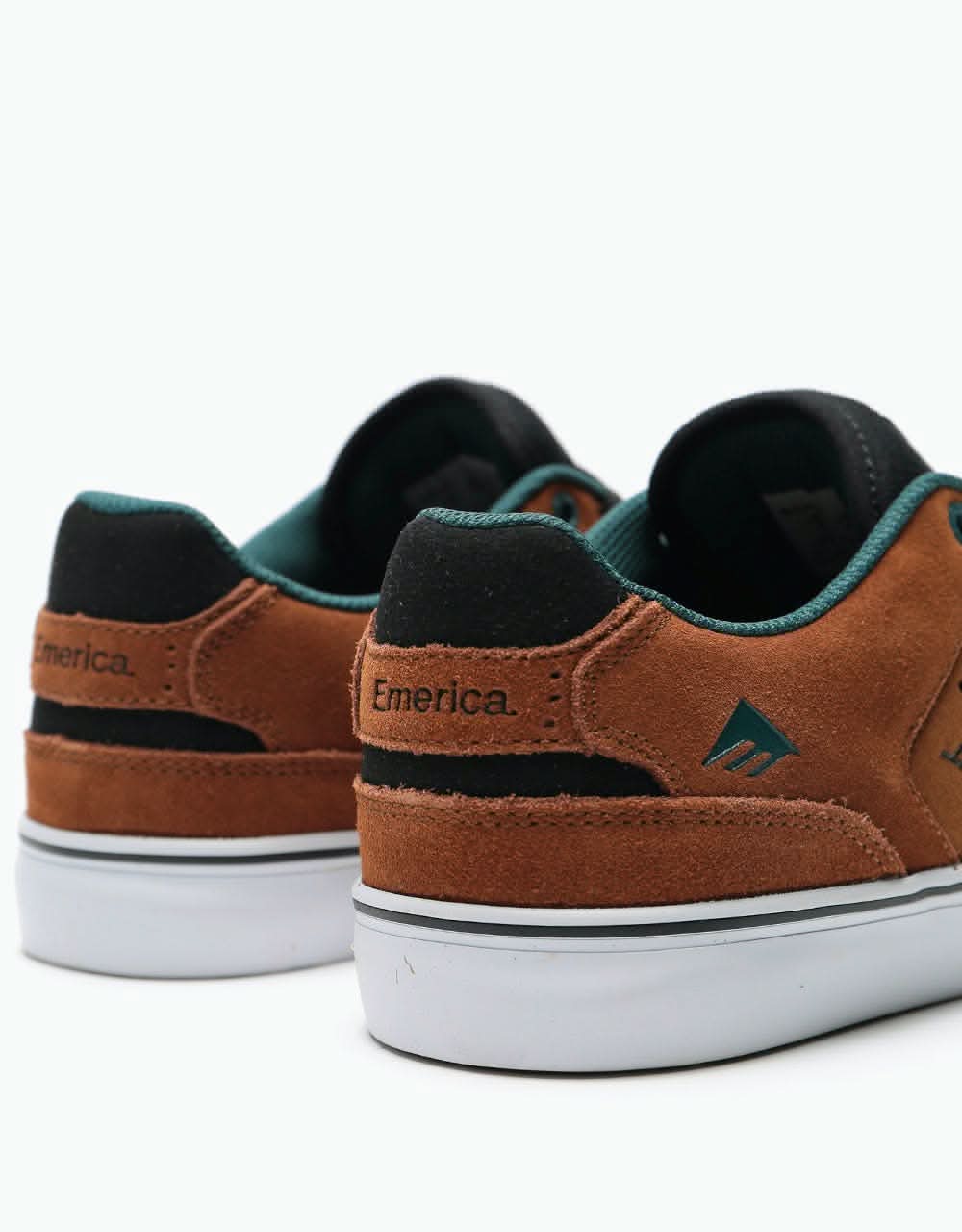 Emerica The Low Vulc Skate Shoes - Tan/Black