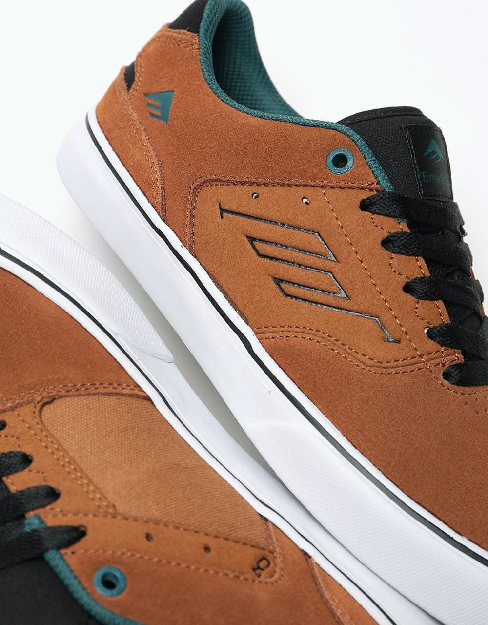 Emerica The Low Vulc Skate Shoes - Tan/Black