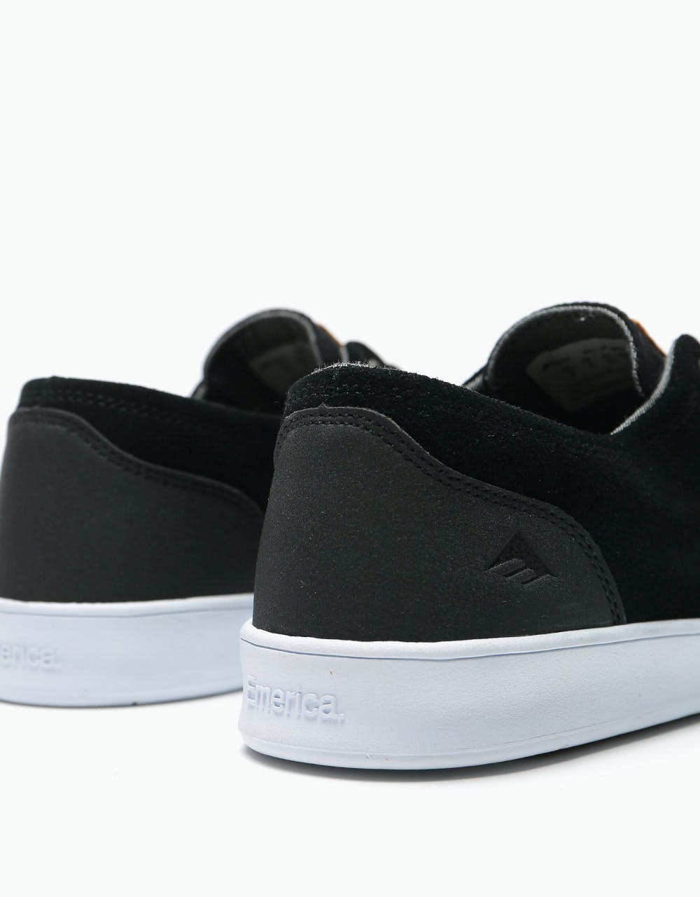 Emerica The Romero Laced Skate Shoes - Black/Black/White
