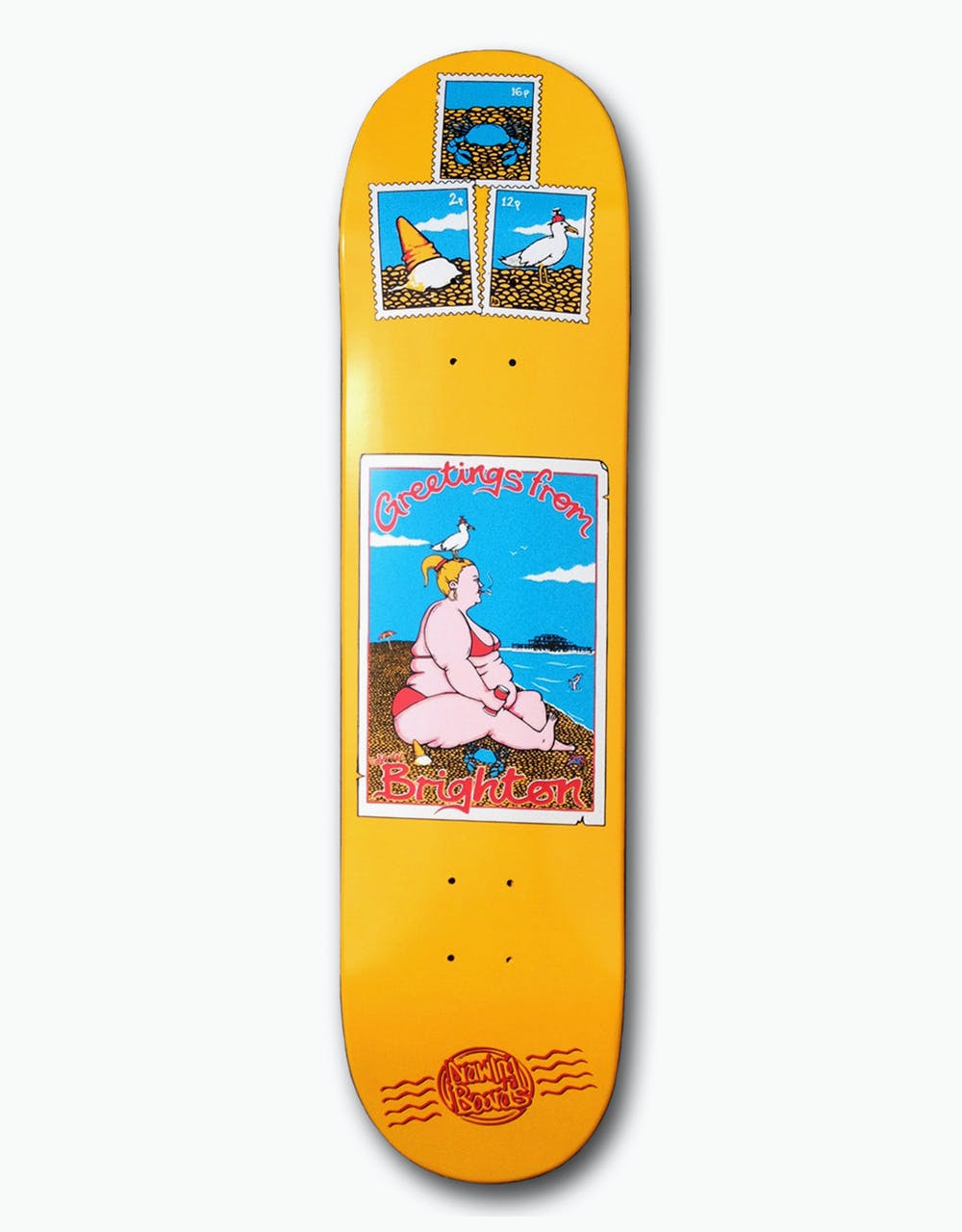 Drawing Boards Brighton Skateboard Deck - 7.75"