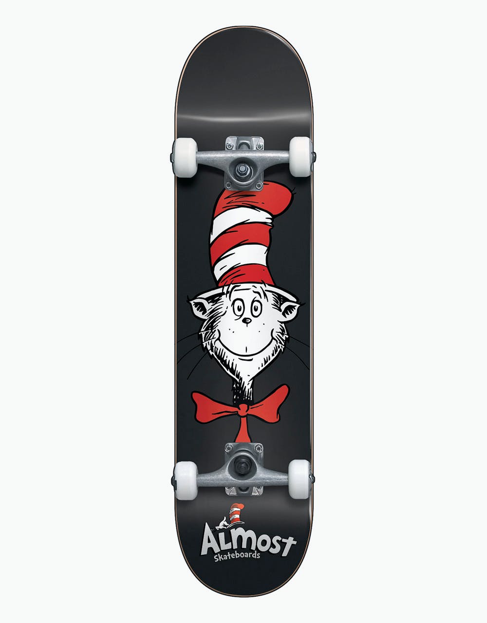 Almost x Dr. Seuss Cat Face Complete Skateboard - 7.875"