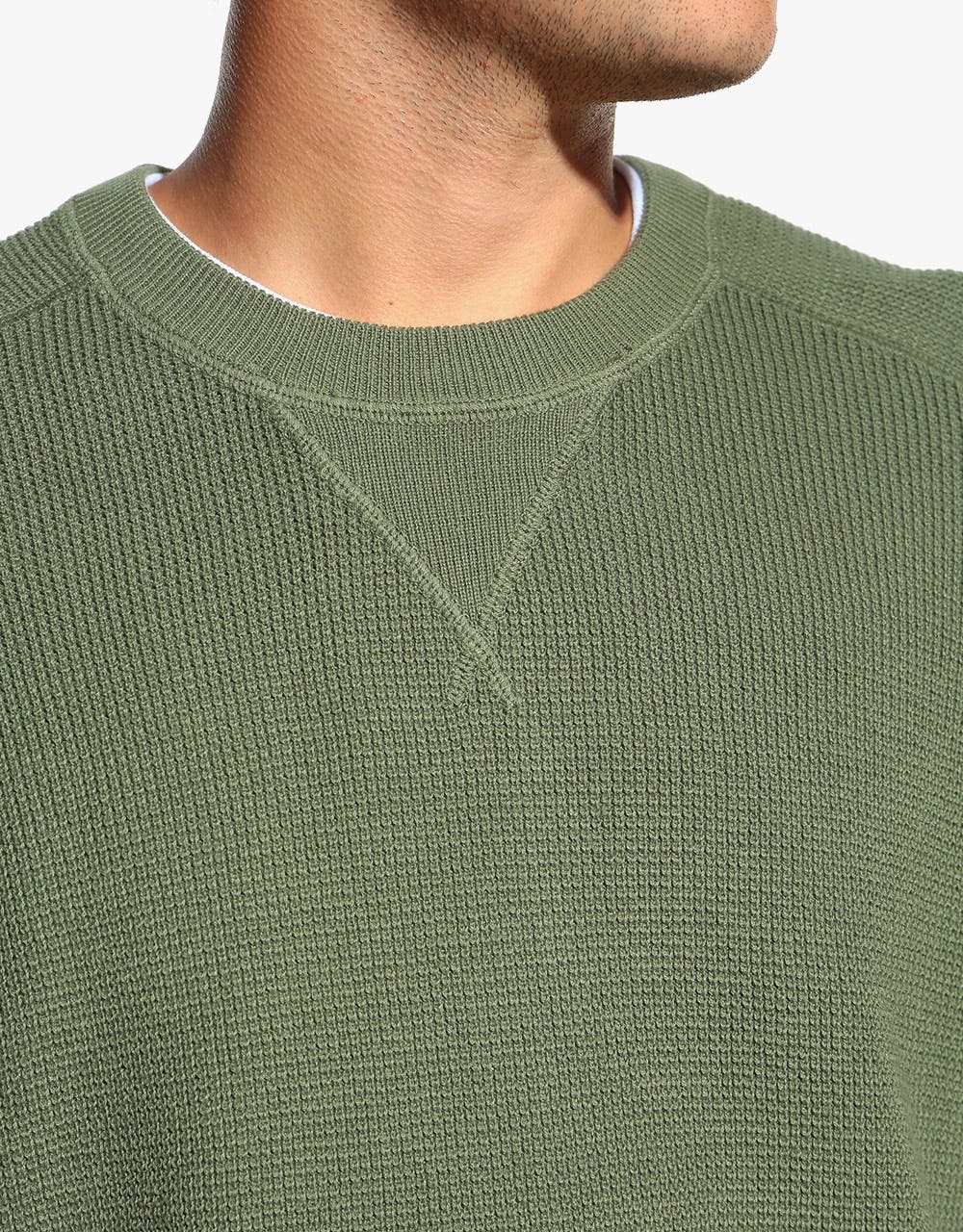 Carhartt WIP Moross Sweater - Dollar Green