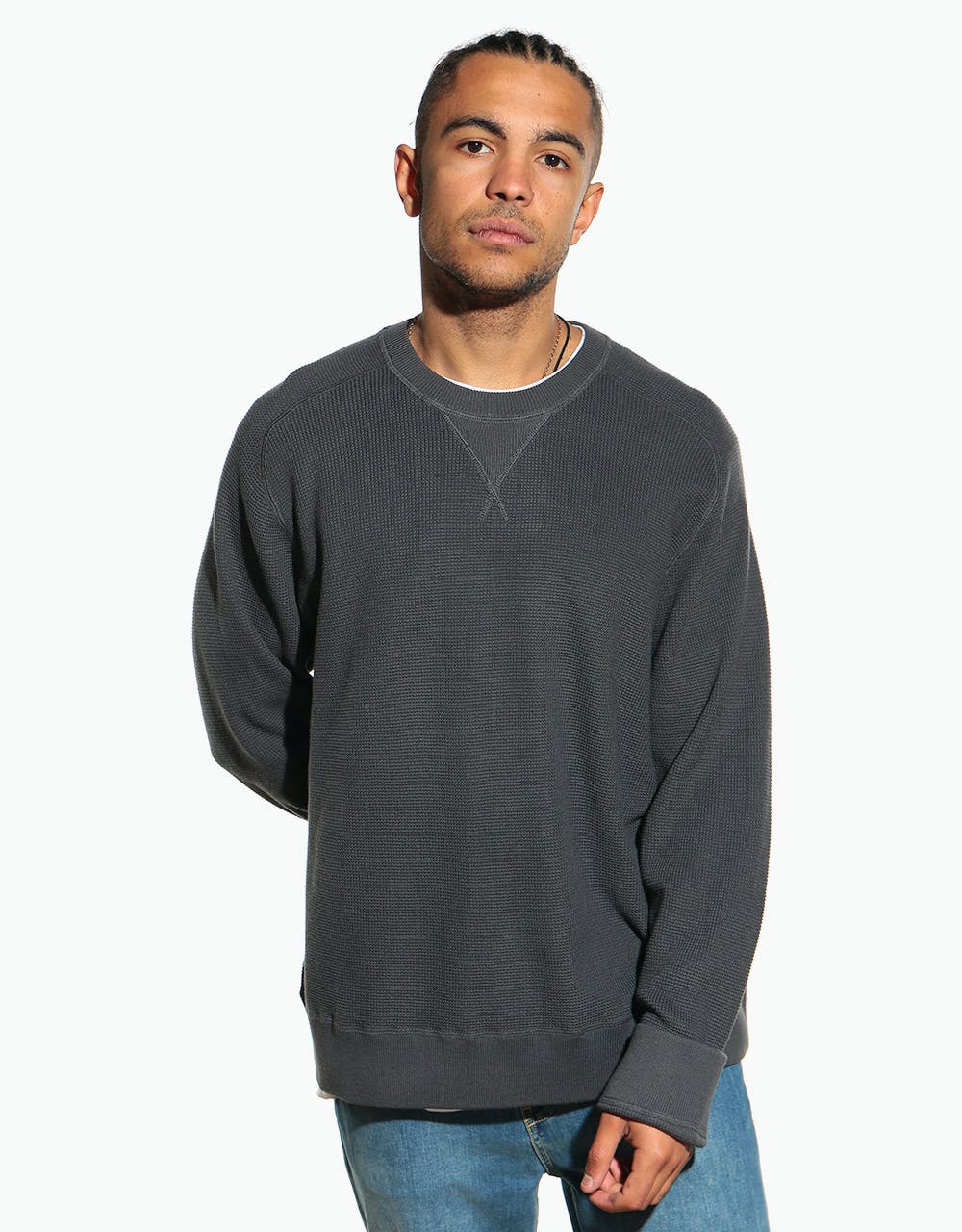 Carhartt WIP Moross Sweater - Blacksmith