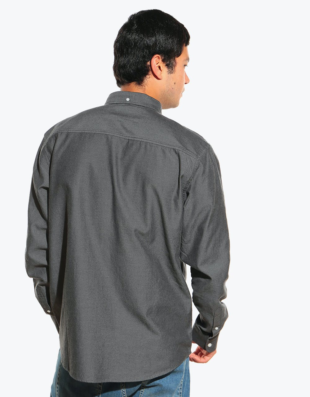 Carhartt WIP L/S Dalton Shirt - Shiver (Heavy Rinsed)