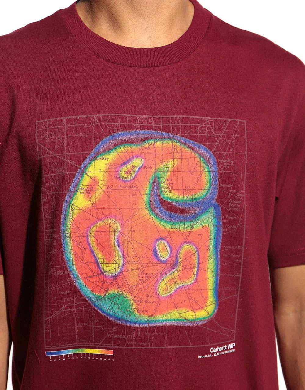 Carhartt WIP S/S Heatmap T-Shirt - Cranberry