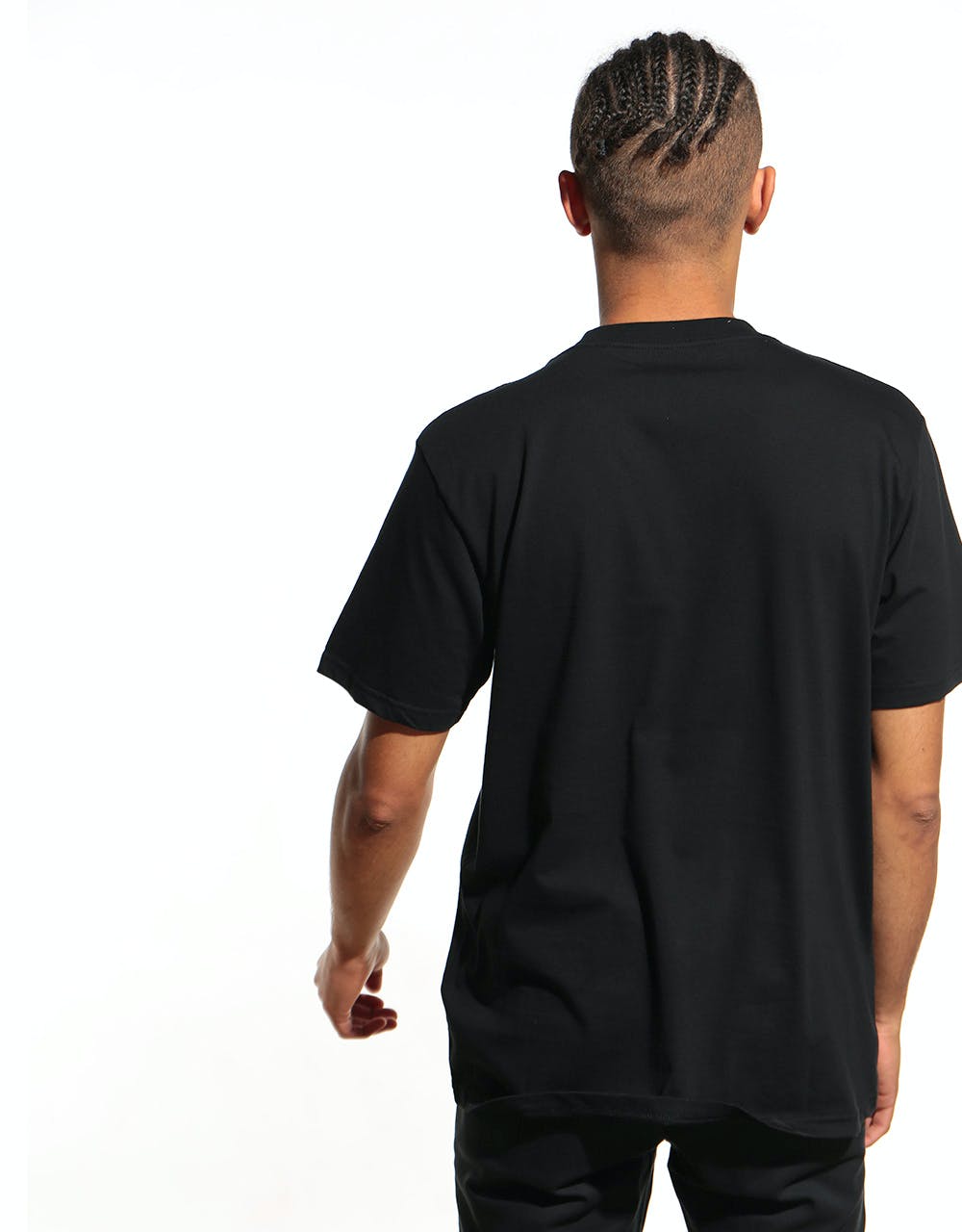 Carhartt WIP S/S Fading Script T-Shirt - Black/Lime