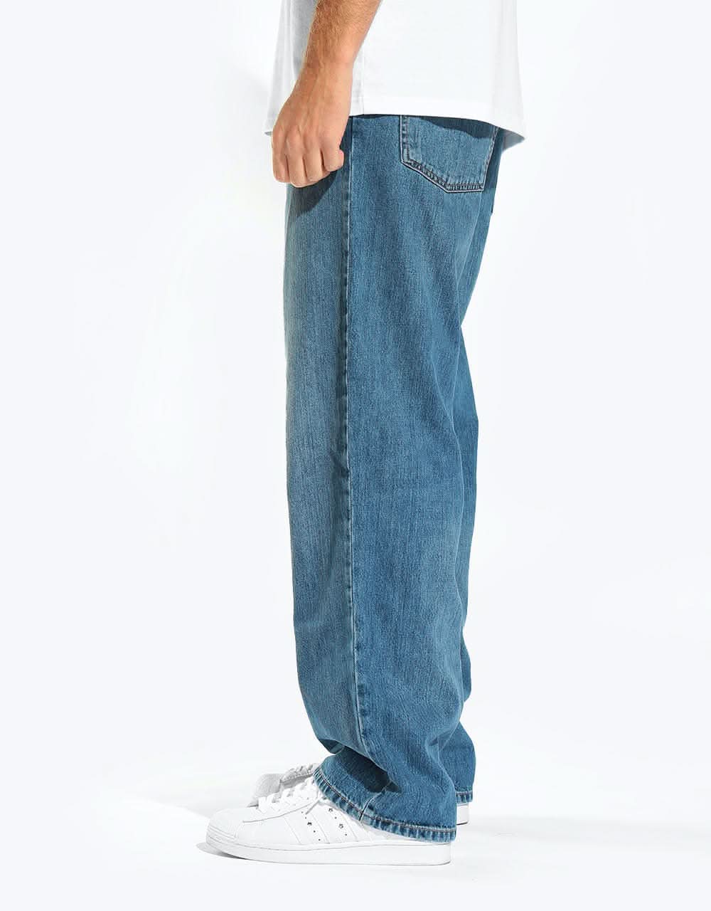 Carhartt WIP Smith Pant - Blue (Mid Worn Wash)