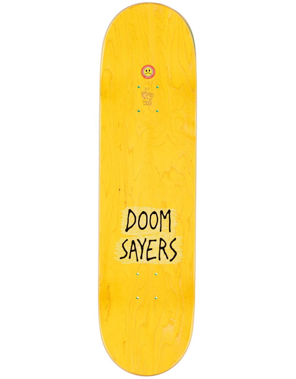 Doom Sayers James Scrawl Skateboard Deck - 8.5"