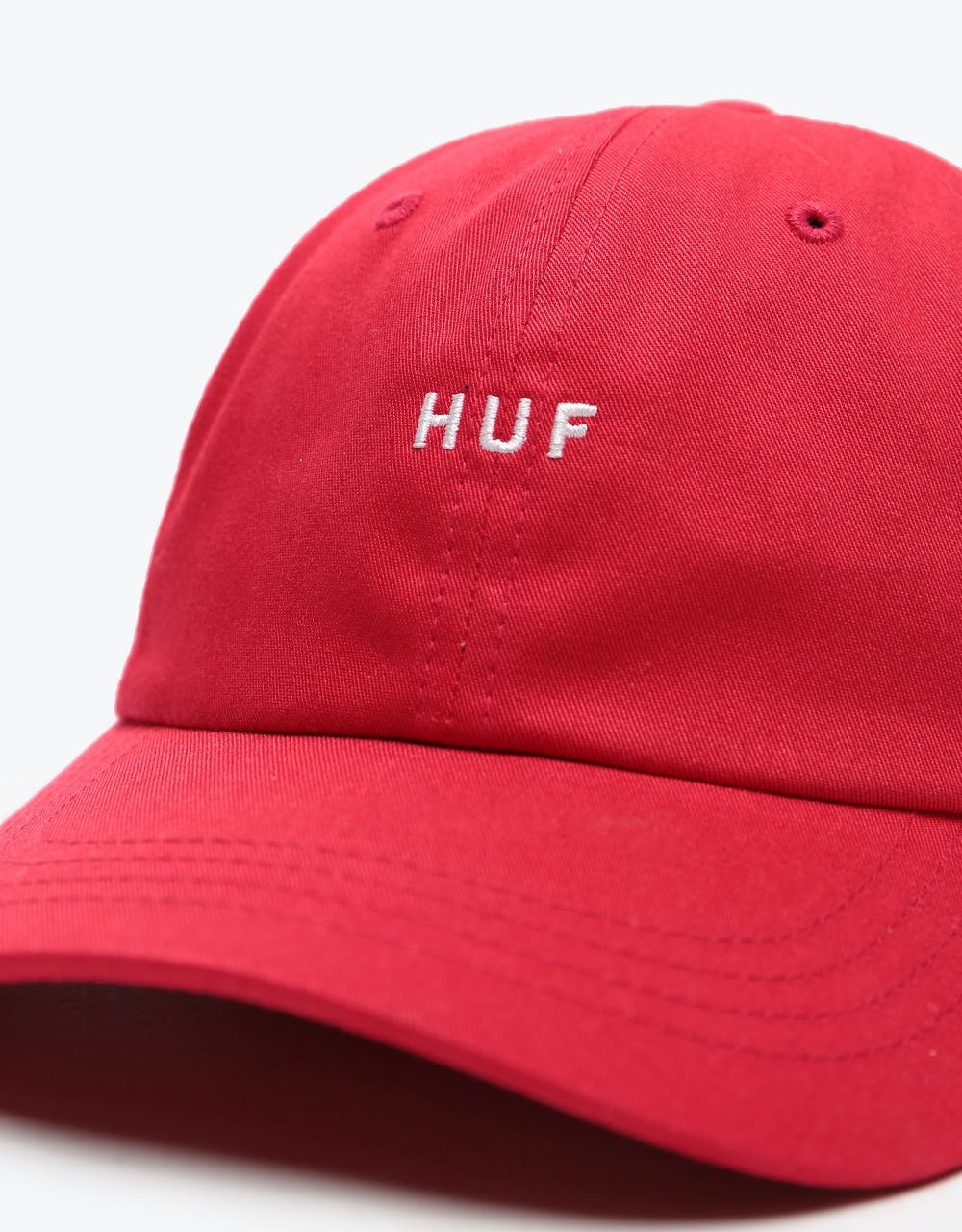 HUF OG Logo Curved Visor Cap - Resort Red