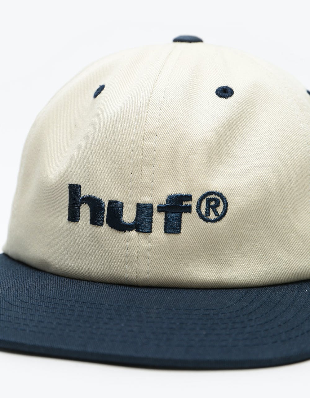 HUF 98 Logo 6 Panel Cap - Off White