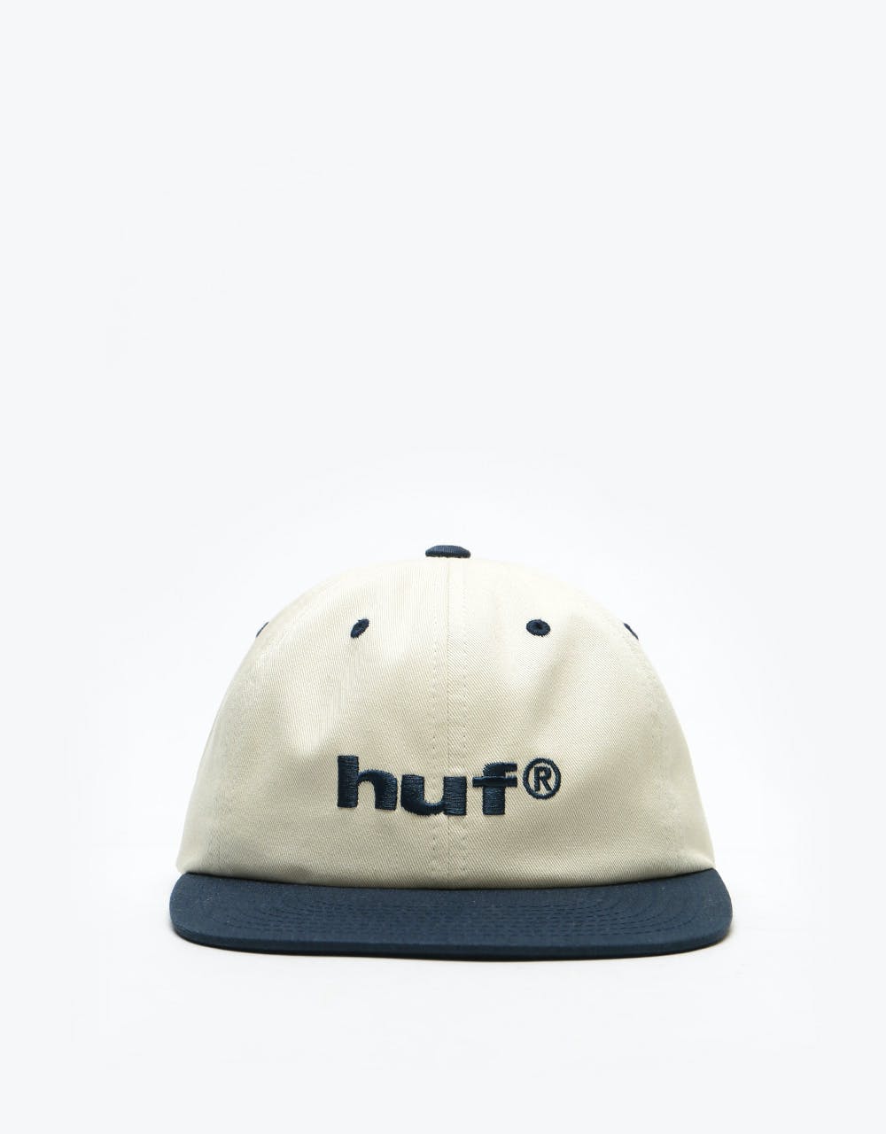 HUF 98 Logo 6 Panel Cap - Off White