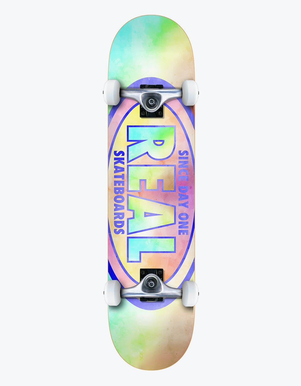 Real Oval Tie Dyes Mini Complete Skateboard - 7.3"
