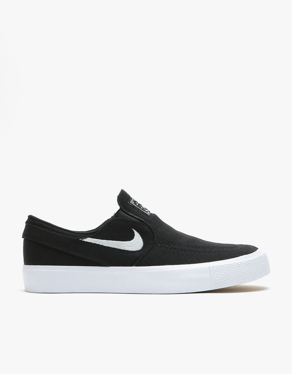 Nike sb janoski rm black  and  white slip-on skate shoes Clearance