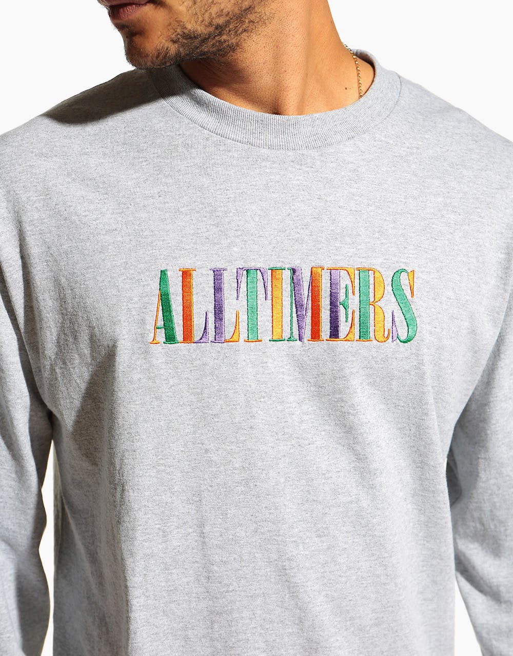 Alltimers Midtown L/S T-Shirt - Heather Grey