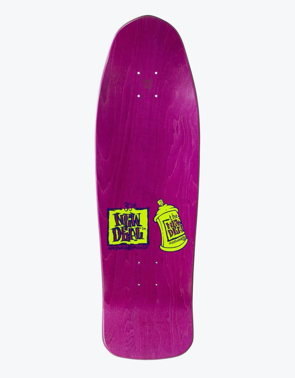 The New Deal Spray Can Neon HT Skateboard Deck - 9.75"