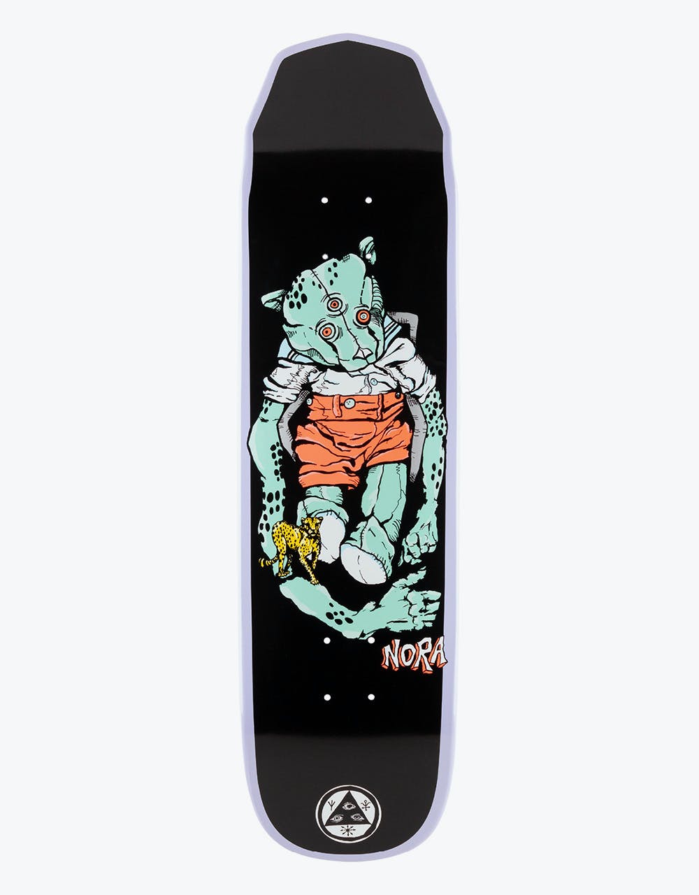 Welcome Nora Teddy on Wicked Princess Skateboard Deck - 8.125"