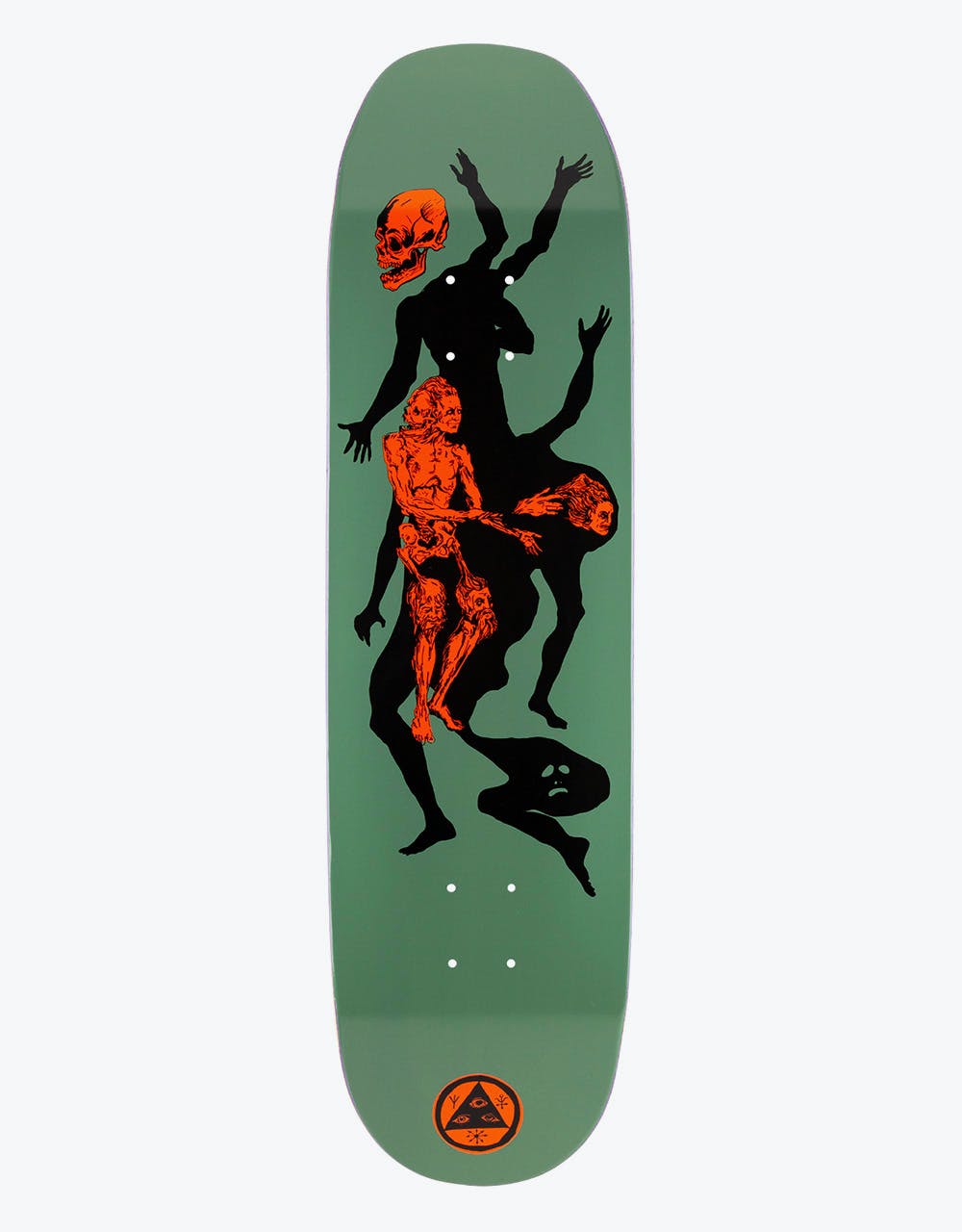 Welcome The Magician on Moontrimmer 2.0 Skateboard Deck - 8.5"