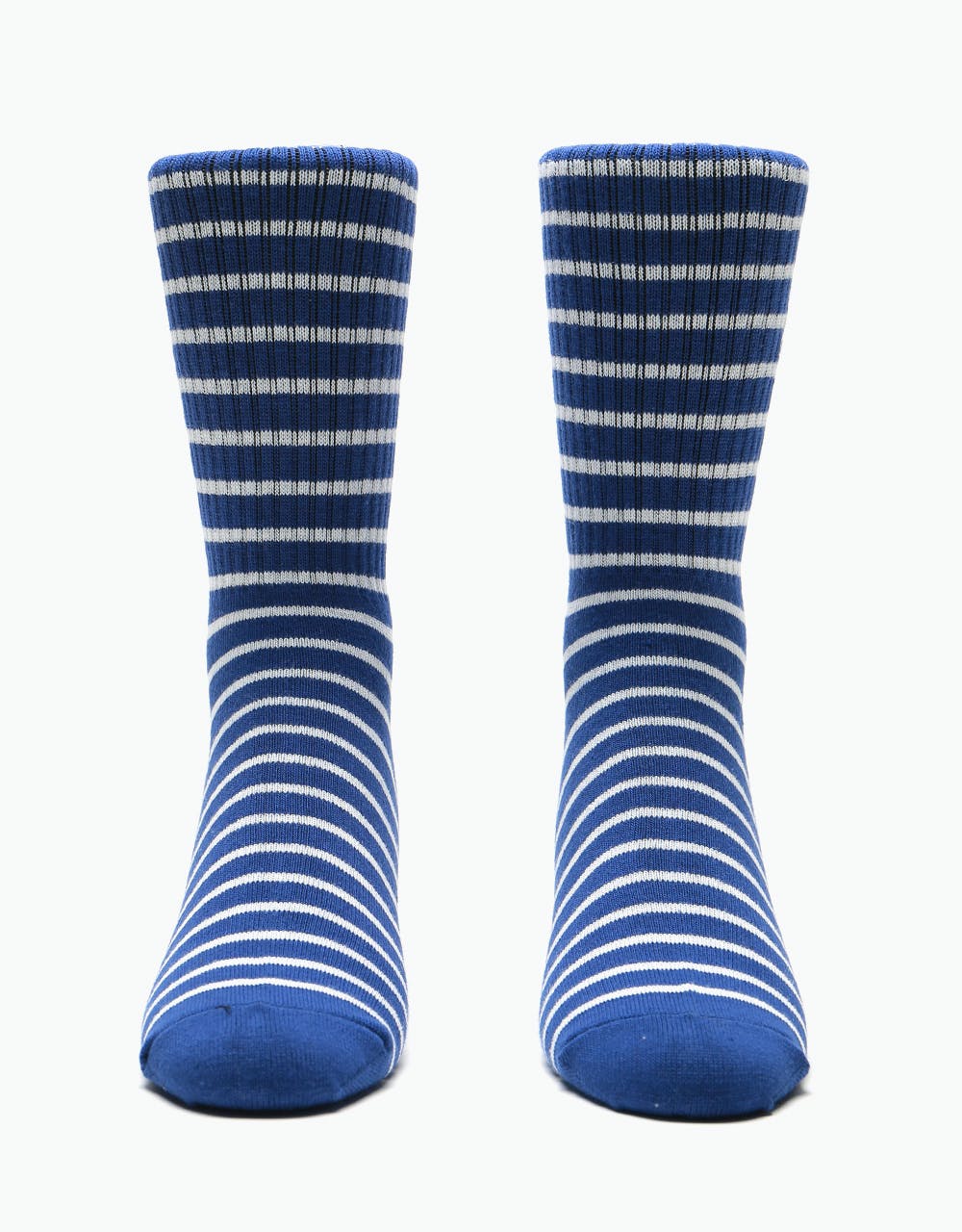 Girl Striped Socks - Navy
