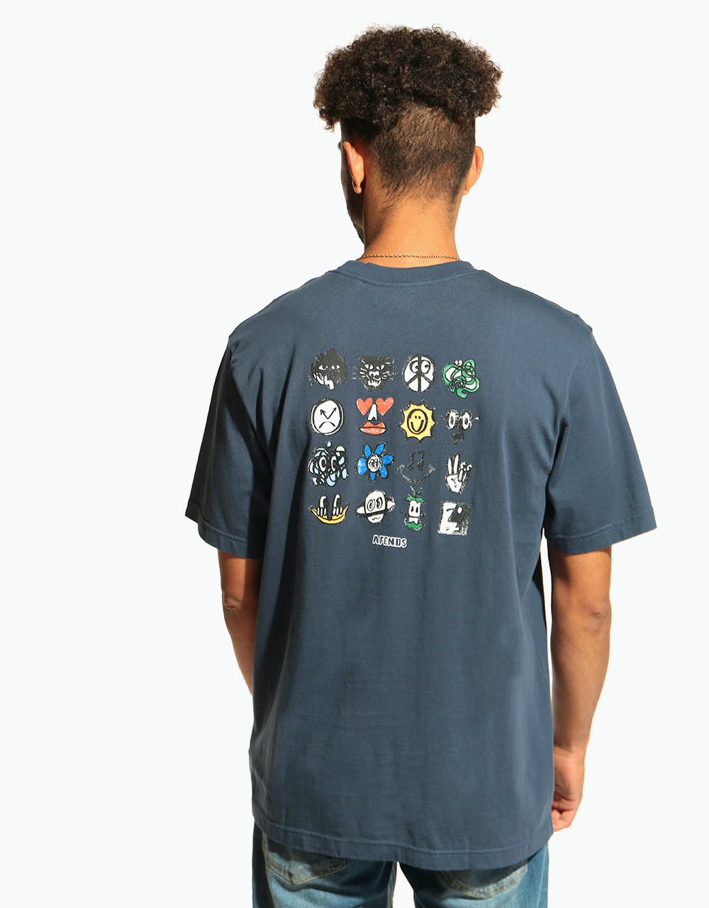 Afends Class of '89 Retro Fit T-Shirt - Midnight