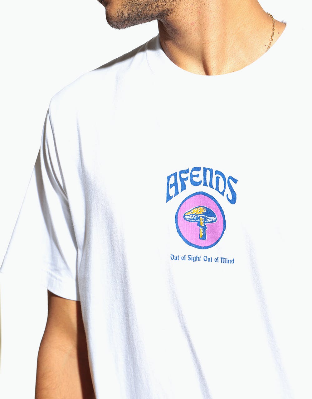 Afends Out of Mind Retro Fit T-Shirt - White