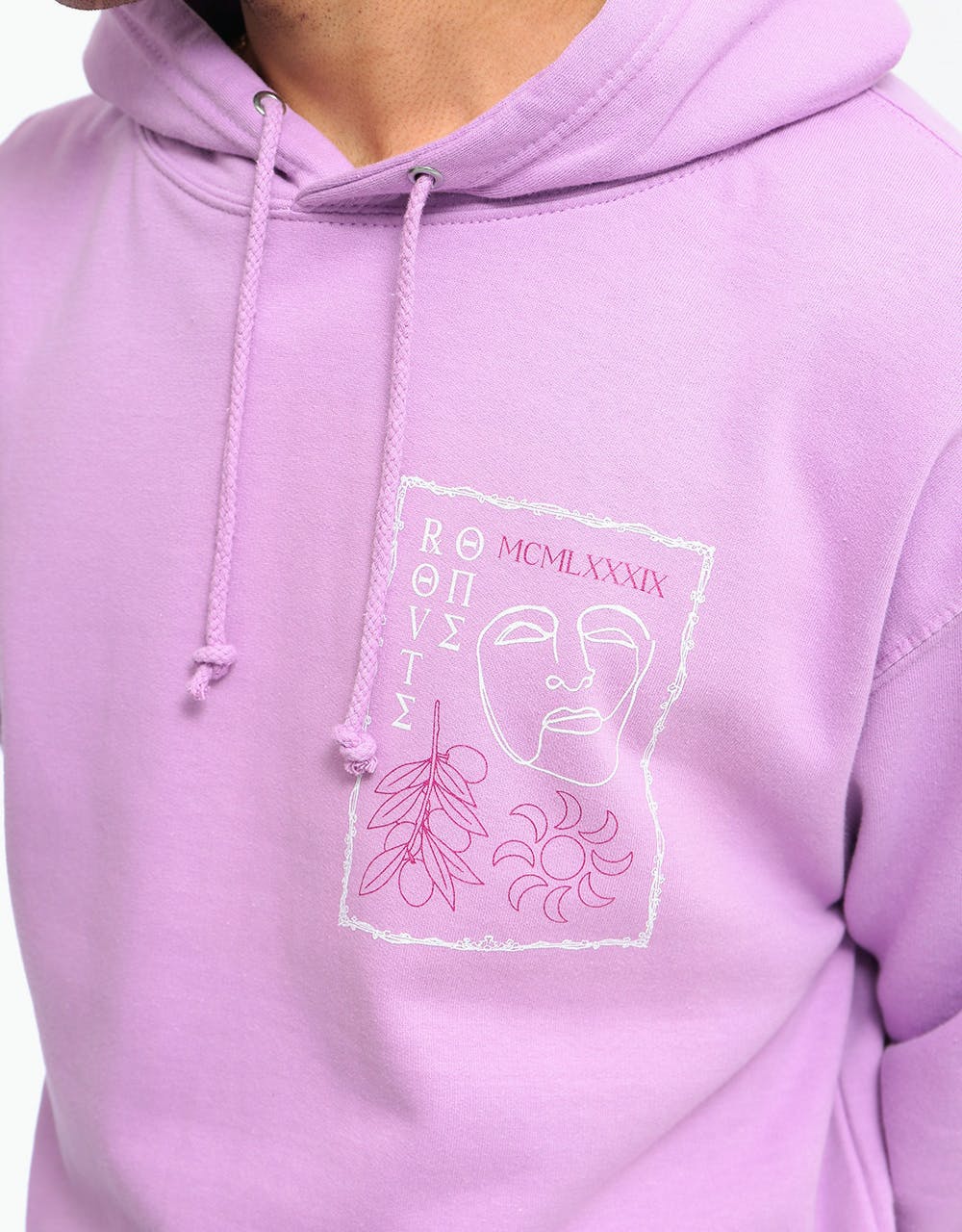 Route One Rome Pullover Hoodie - Lilac