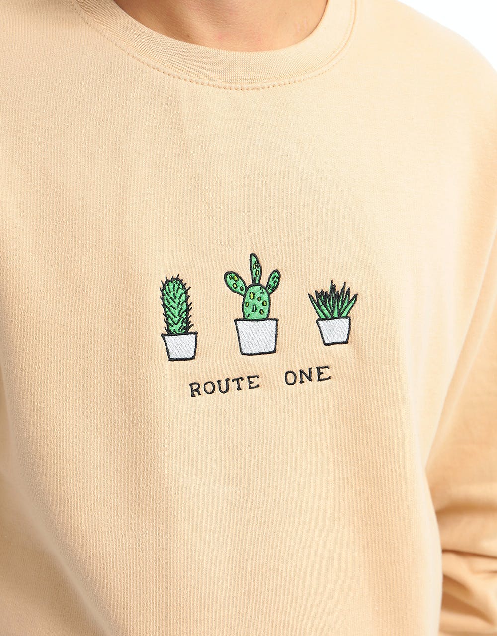 Route One Cacti Sweatshirt - Nude