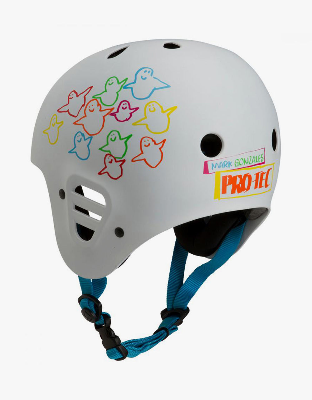 Pro Tec Full Cut Gonz Animal Bird Helmet - White