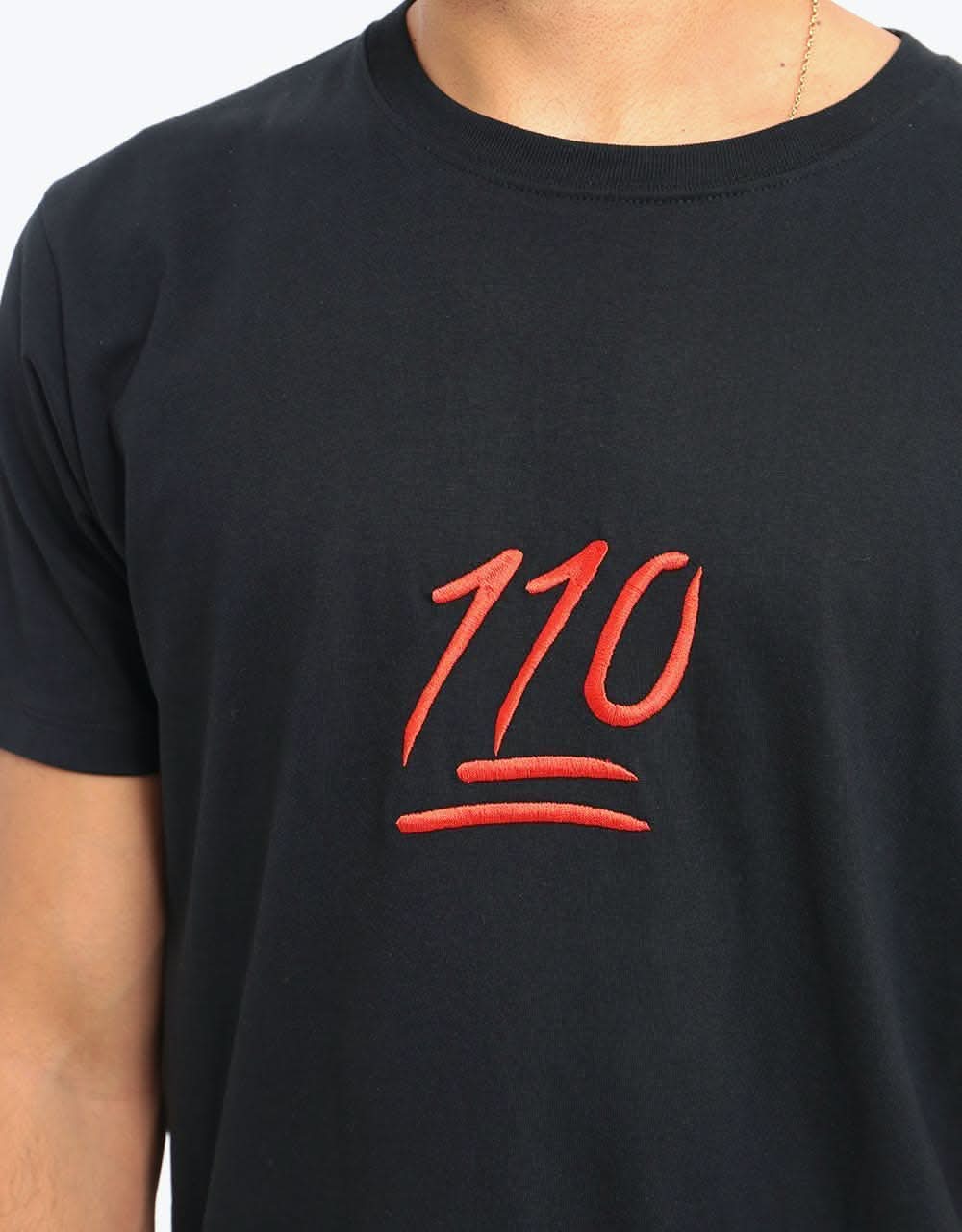 Lovenskate '110' Embroidery T-Shirt - Black