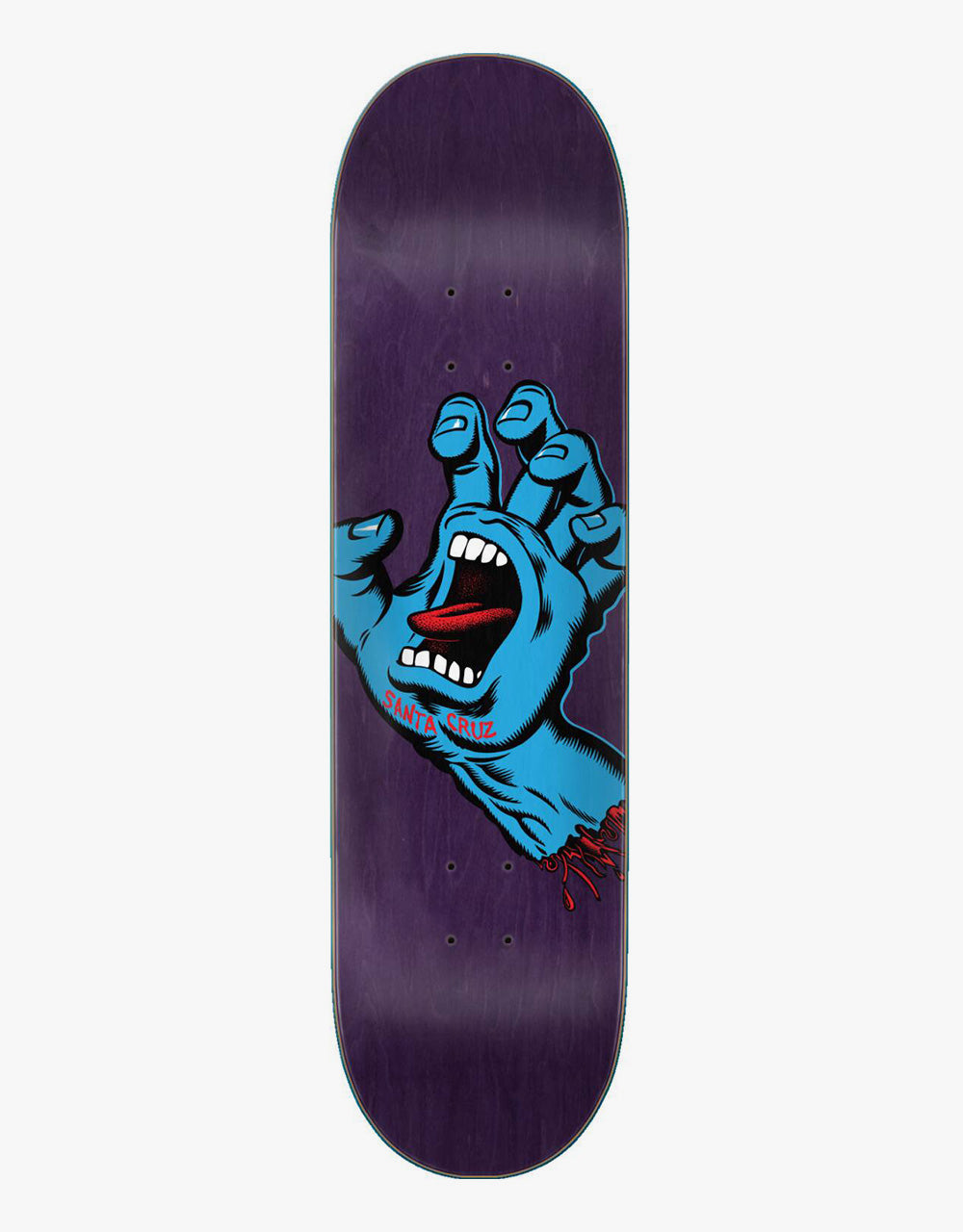 Santa Cruz Screaming Hand Skateboard Deck - 8.375