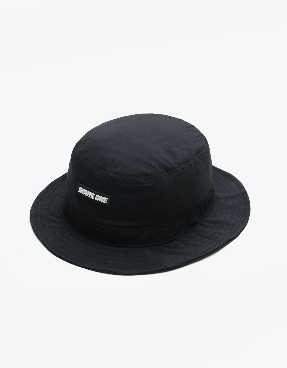 Route One Athletic Bucket Hat - Black