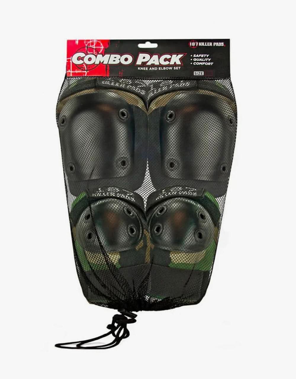 187 Killer Pads Knee & Elbow Combo Pack - Camo