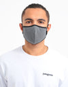 Brixton Antimicrobial Face Mask - Black Herringbone